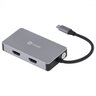 HUB USB TIPO C / TYPE C 5 EM 1 COM 2 HDMI + VGA + USB 3.0 + POWER DELIVERY (PD) 60W - HC-5VGA Vinik  - 7