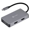 HUB USB TIPO C / TYPE C 5 EM 1 COM 2 HDMI + VGA + USB 3.0 + POWER DELIVERY (PD) 60W - HC-5VGA Vinik  - 6