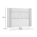 Ver imagem 4 de Cabeceira Cama Box Casal Queen 160 Cm Mali Veludo Bege - Nexta Casa