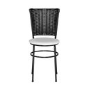 Ver imagem 3 de 6 Cadeiras para Mesa Preta Hawai Preto:branco
