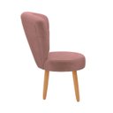 Ver imagem 6 de Kit 2 Poltronas Decor Estofada para Mesa de Jantar Sala de Espera Ergonômica Pés Palito Resistente