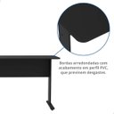 Ver imagem 6 de Mesa Reta 120x60 Uno Escritorio Estudo Home Office