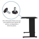 Ver imagem 7 de Mesa Reta 120x60 Uno Escritorio Estudo Home Office