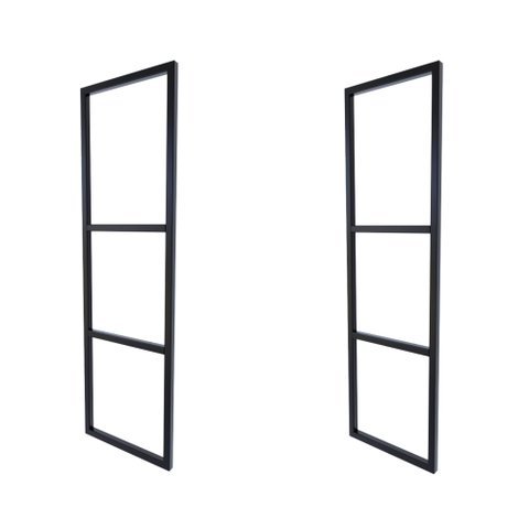 2 Suportes Prateleira Tripla Estilo Industrial Parede Teto