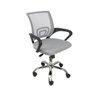 Cadeira de Escritório Begonia Tela Mesh Cinza + E-book - 1