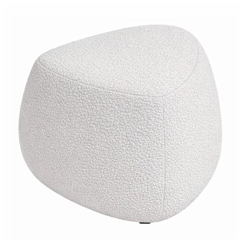 Puff Alba 130cm Bouclé Cinza - Sallar Home