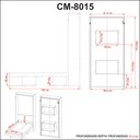 Ver imagem 7 de Cama Articulada Solteiro Branco Tecnomobili Cm8015 Cor: Amêndoa