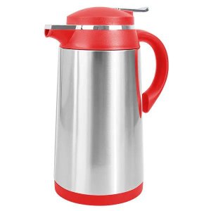 Garrafa Termica Aço Inox Camelia Vermelho 1l Termopro Tp6545