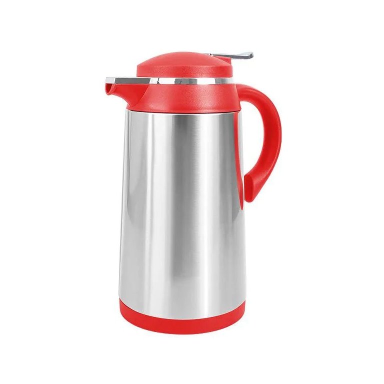 Garrafa Termica Aço Inox Camelia Vermelho 1l Termopro Tp6545