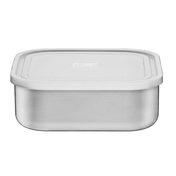 Pote Inox Quadrado com Tampa Plástica 3,68L Freezinox Tramontina - 1