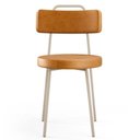 Ver imagem 6 de Kit 04 Cadeiras Decorativas Estofada Sala Jantar Barcelona Arena L02 Couríssimo Whisky - Lyam