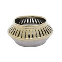 Ver imagem 2 de Vaso Decorativo Cerâmica Dourado/marrom 16x8cm
