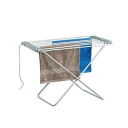 Varal de Chao Aquecido Toalheiro Quente Eletrico Aquecedor Secador de Roupas Lavanderia Barbearia - 3