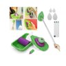 Rolo para Pintura Fast Ergonomico Pincel para Paredes Inteligente sem Sujeira Pintar Facil - 3