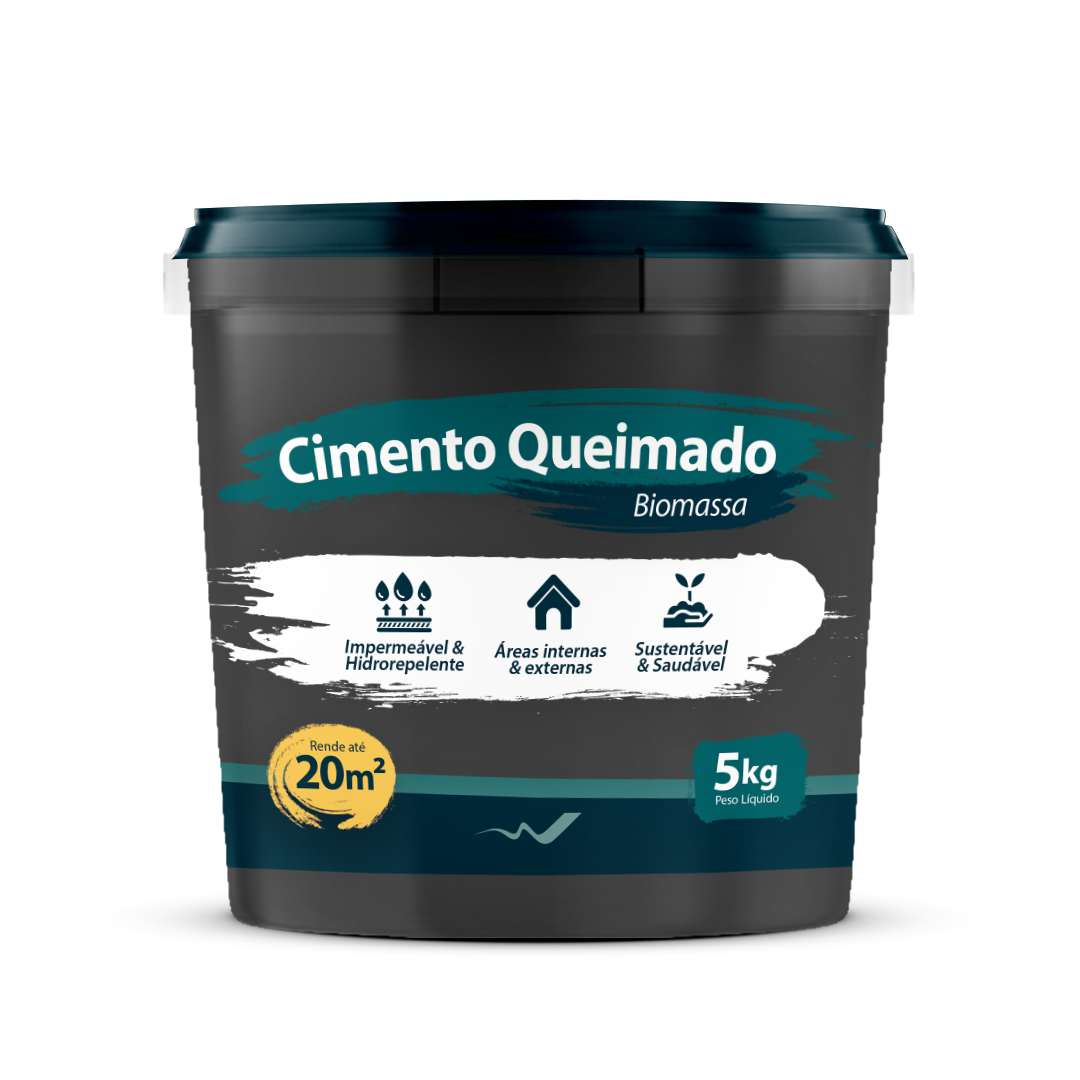 Cimento Queimado 5kg (obsidiana) - Biomassa do Brasil