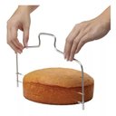 Ver imagem 2 de Kit Cortador Nivelador de Bolo + Espátulas Reta e Curva P/ Confeitar Decorar Confeitaria