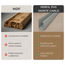 Ver imagem 4 de Kit 10 Barra Perfil 2 Metros Acabamento para Painel Ripado Slim