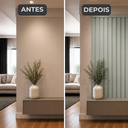 Ver mais imagens de Kit 10 Barra Perfil 2 Metros Acabamento para Painel Ripado Slim