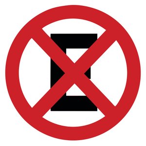 Placa Sinalização Proibido Parar E Estacionar 45x45cm Redonda TaColado 03 Unidades