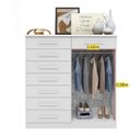 Ver imagem 5 de Cômoda 2 Portas 8 Gavetas Verona Plus Albatroz Móveis