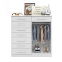 Ver imagem 3 de Cômoda 2 Portas 8 Gavetas Verona Plus Albatroz Móveis