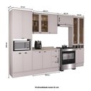 Ver mais imagens de Cozinha Completa Milla Concept 14 Portas 3 Gavetas MDF 340cm Branco
