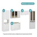 Ver imagem 4 de Cozinha Completa Milla Concept 14 Portas 3 Gavetas MDF 340cm Branco