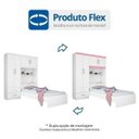 Ver imagem 3 de Guarda-Roupa Solteiro 4 Portas 2 Gavetas com Cama Dueto Demóbile Flex