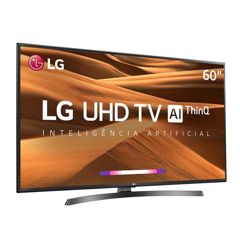 Smart TV LG 60" UHD 4K Controle Smart Magic ThinQ AI 60UM7270 ...