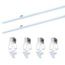 Ver imagem 1 de Perfil Embutir Led 20x11mm Branco 2x1m Gesso Aura Ilunato