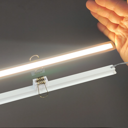 Perfil Embutir Led 20x11mm Branco 2x1m Gesso Aura Ilunato - 2
