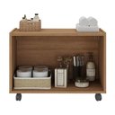 Ver imagem 4 de Gabinete Armário de Banheiro 62,5cm com Rodízios 2 Portas Multimóveis Mp5043 Rustic