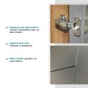 Ver imagem 5 de Armário Aéreo Bella 2 Portas de Nog/cinza 80 Cm Carraro