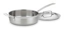 Ver imagem 1 de Cuisinart Frigideira Aço Inox 3,5 Litros com Tampa e Auxiliar