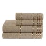 Jogo De Toalha De Banho 4 Peças Linha Premium Caqui Tabaco - 1