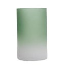 Ver imagem 1 de VASO VIDRO VERDE/BRANCO 9x15cm