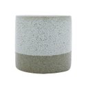Ver imagem 1 de VASO DECORATIVO PORCELANA CINZA 11x11cm