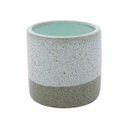 Ver imagem 3 de VASO DECORATIVO PORCELANA CINZA 11x11cm