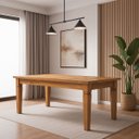 Ver imagem 2 de Mesa de Jantar Retangular 200x90cm Madeira Maciça Natural