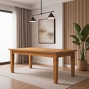 Ver imagem 2 de Mesa de Jantar Retangular 2 m Madeira Maciça
