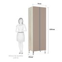 Ver imagem 3 de Paneleiro Luciane 70cm Duplo 2 Portas Lis