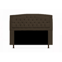 Ver imagem 4 de Jogo Cabeceira Geovana + Calçadeira Fênix Casal 140cm Suede Marrom - LM DECOR