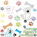 Ver imagem 4 de Papel de Parede Infantil Patinhas Pet Quarto Autocolante Lavável 3m