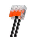 Ver imagem 7 de Kit 100 Conectores de Emenda Rápida 3 Vias Transparente 32A 400V