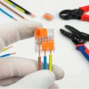 Ver mais imagens de Kit 100 Conectores de Emenda Rápida 3 Vias Transparente 32A 400V