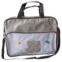 Ver imagem 2 de Conjunto de Bolsas Maternidade Palha e Branco Matelasse - 2 peças