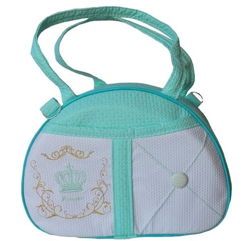 Bolsa Maternidade Príncipe Verde e Branco P