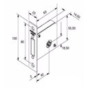 Ver imagem 3 de Fechadura 1000 Ixp Super Trava Inox Polido - Tetra Chave Pado