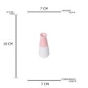 Ver imagem 4 de VASO DECORATIVO PORCELANA ROSA/CINZA 8x18cm