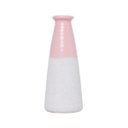 Ver imagem 1 de VASO DECORATIVO PORCELANA ROSA/CINZA 8x18cm